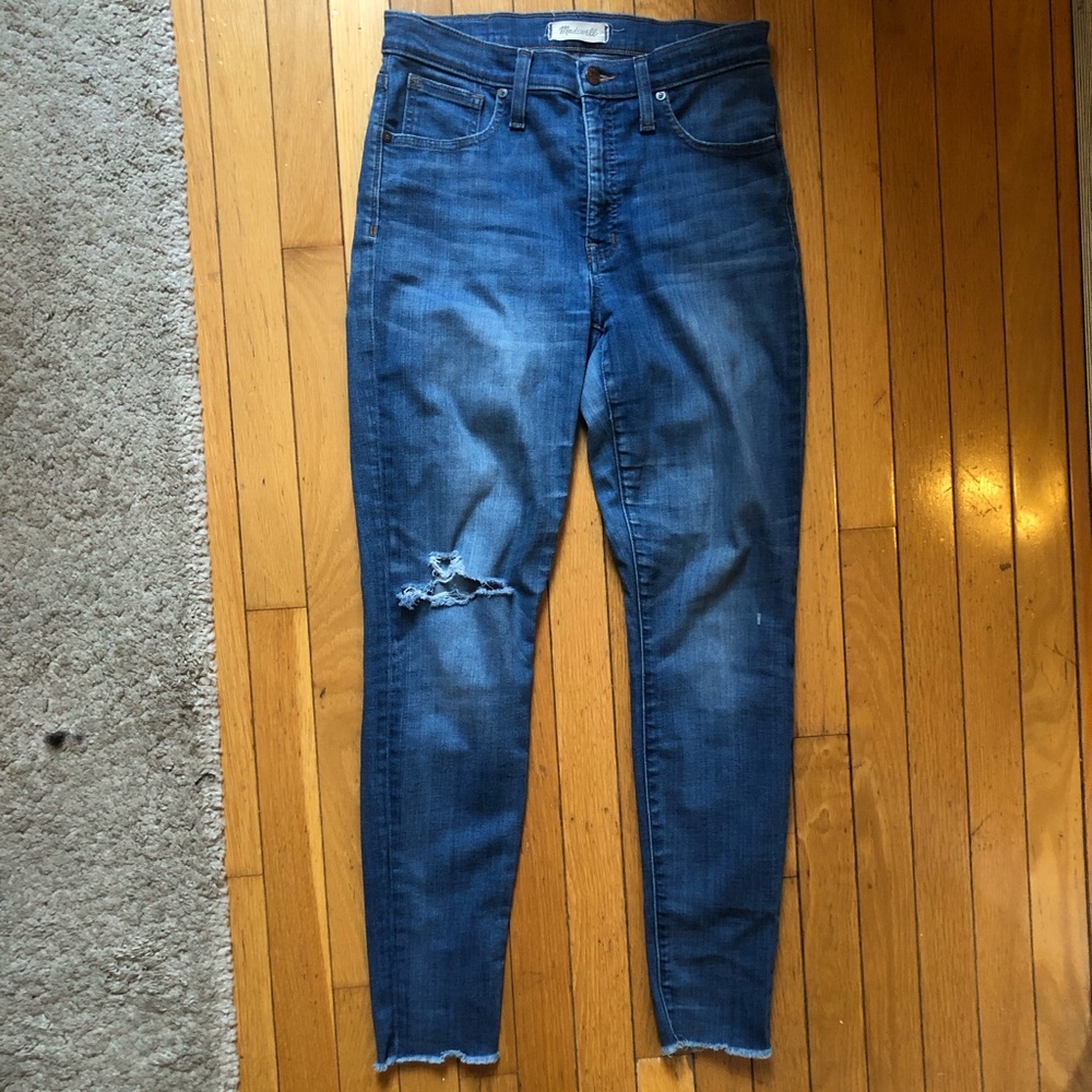 Madewell 9" High-Rise Skinny Jeans. Size 28.